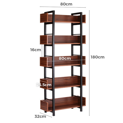 Karloff 5 Tier Bookshelf