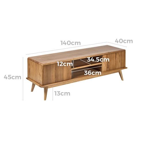 Oscar Solid Oak TV Unit
