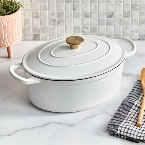 5.5L-Oval-Cast-Iron-Dutch-Oven
