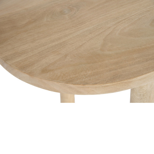 Natural Kamala Mango Wood & Rattan Console Table