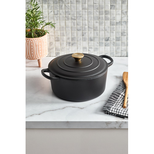 4.3L-Round-Cast-Iron-Dutch-Oven