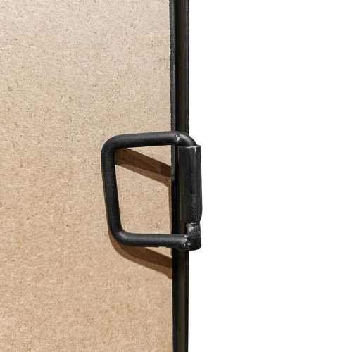 Temple & Webster Black Arch Iron Full Length Wall Mirror