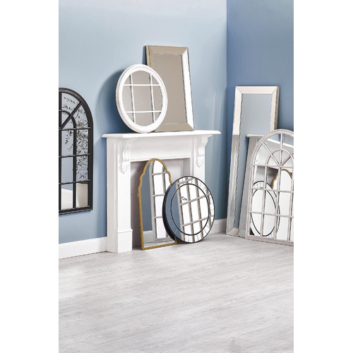 Black-Hamptons-Arched-Wooden-Mirror