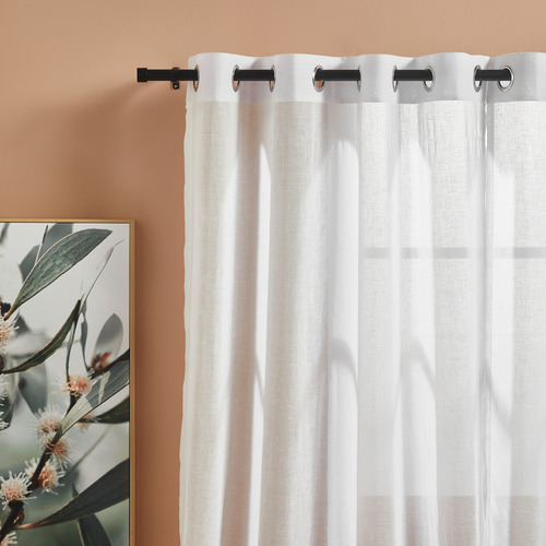 Temple Webster Contempo Curtain Rod Set, Best White Curtain Rods