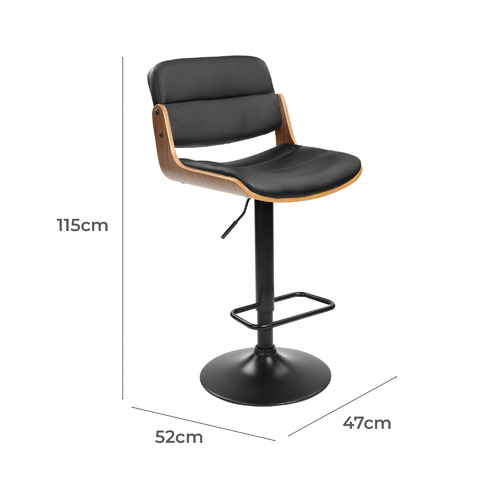 Rocket Mid Back Adjustable Barstool