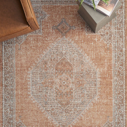 Rumania Stonewashed Look Power-Loomed Rug