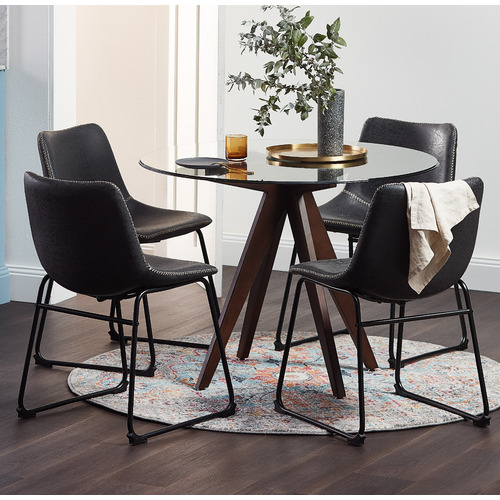 Temple & ster 4 Seater 100cm Anders DIning Table & Phoenix Vintage