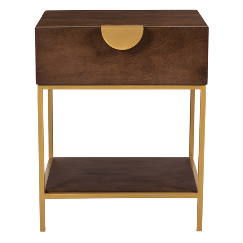 Priya Mango Wood Bedside Table