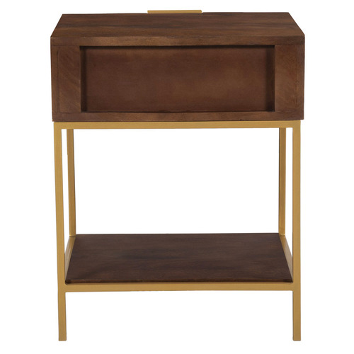 Temple & ster Priya Mango Wood Bedside Table