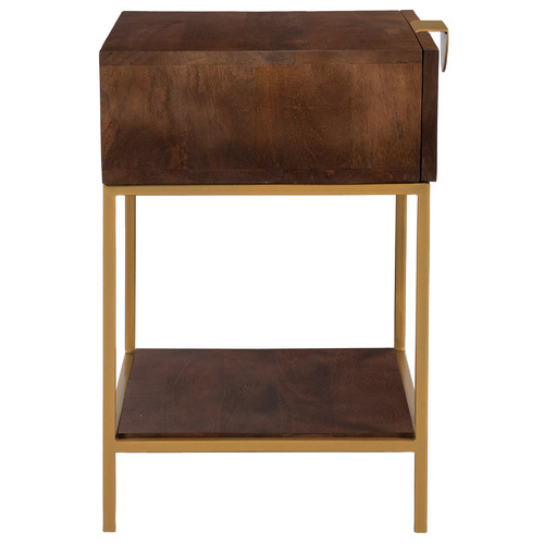 Temple & ster Priya Mango Wood Bedside Table