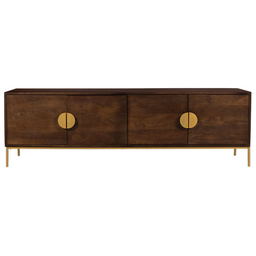 Priya 180cm Mango Wood Entertainment Unit
