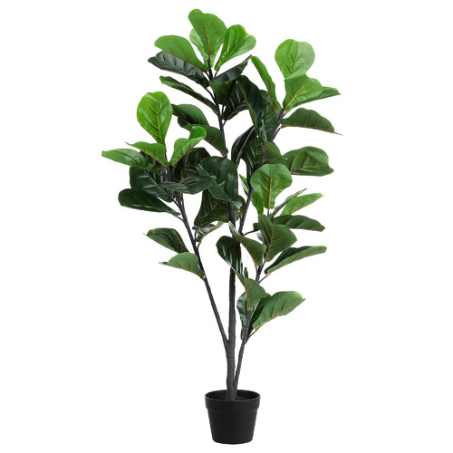 Temple & Webster 120cm Potted Faux Fiddle Leaf Fig Tree