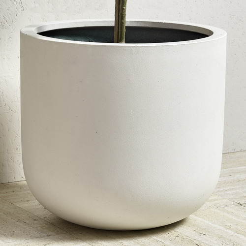 White-Mahalo-Outdoor-Fibrestone-Planter