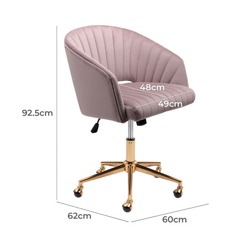 Gatsby Velvet Home Office Chair