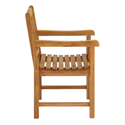 Santa Cruz Acacia Wood Outdoor Armchair