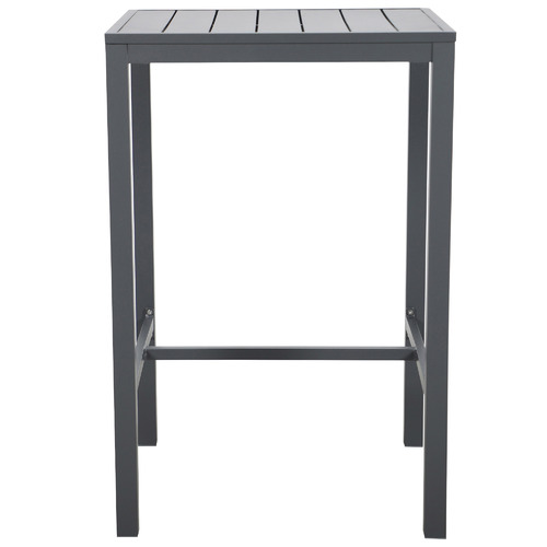 Charcoal Kos Square Aluminium Outdoor Bar Table