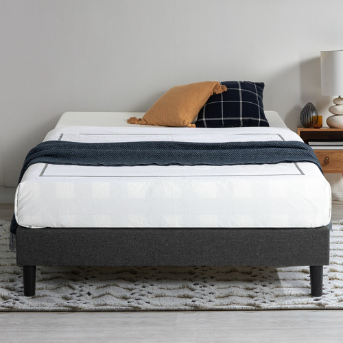Temple & ster Grey Essentials Upholstered Bed Base