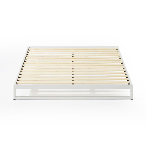 White Brienne Steel Bed Frame