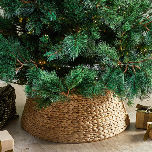 Temple & ster 74cm Water Hyacinth Christmas Tree Skirt