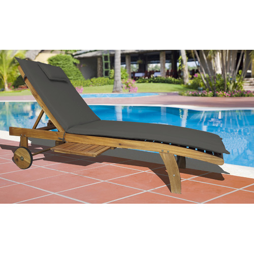 Wheeled discount sun lounger