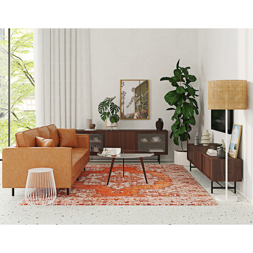 Aria-Vintage-Style-Cotton-Blend-Rug