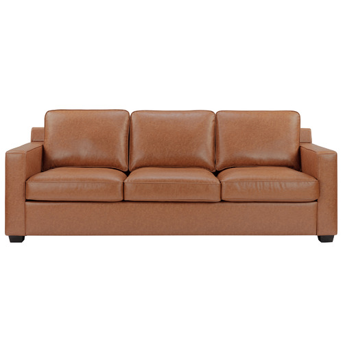 Loki Premium 3 Seater Faux Leather Sofa, Italian Leather Sofa Furniture Row