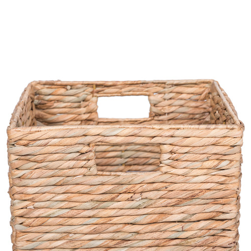Cuba Water Hyacinth Laundry Basket