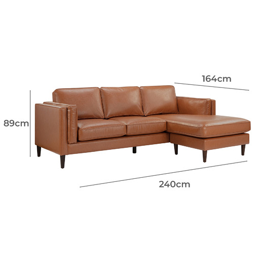 Brahm 3 Seater Sofa with Reversible Chaise