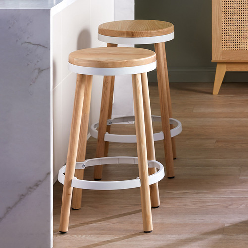 65cm-Brooklyn-Ash-Wood-and-Metal-Barstool
