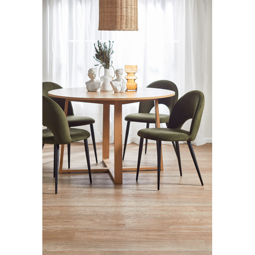 Temple & ster Olwen Oak Wood Round Dining Table