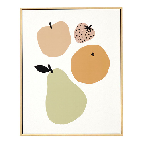 Temple & ster Bold Fruit Framed Canvas Wall Art