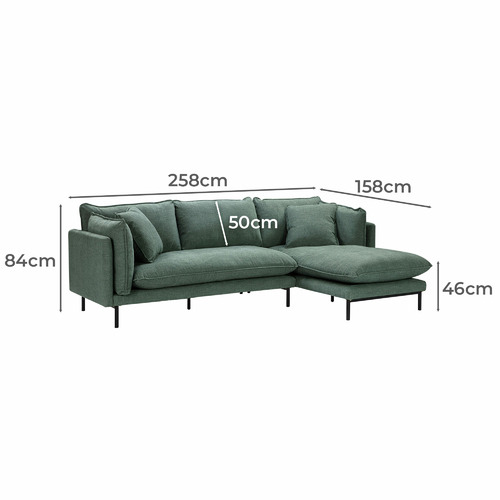 Bellamy 3 Seater Sofa with Chaise