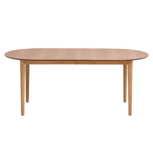 Temple & ster Tuva Rubberwood & Oak Veneer Extendable Dining Table