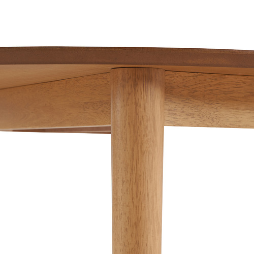 Temple & ster Tuva Rubberwood & Oak Veneer Extendable Dining Table