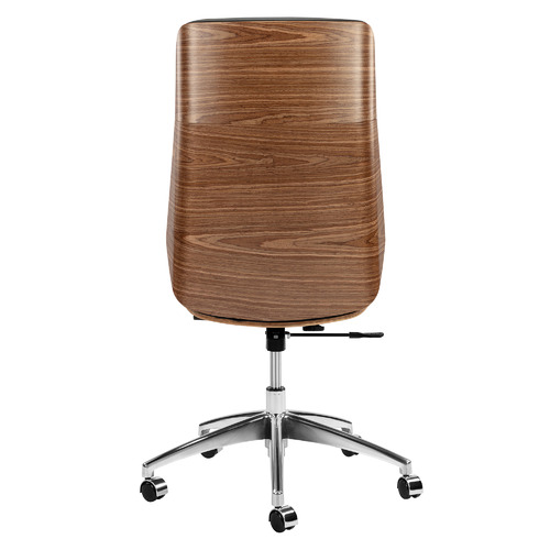 office chair walnut