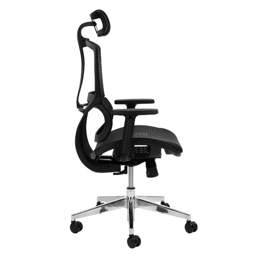 Temple & Webster Elite Ergonomic Office Chair with Headrest