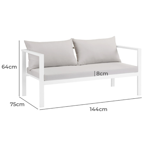 Felix 4 Seater Aluminium Outdoor Sofa Set
