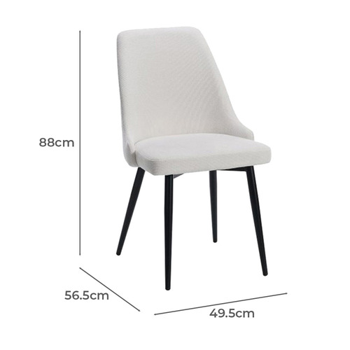 Brahms Chenille Dining Chairs