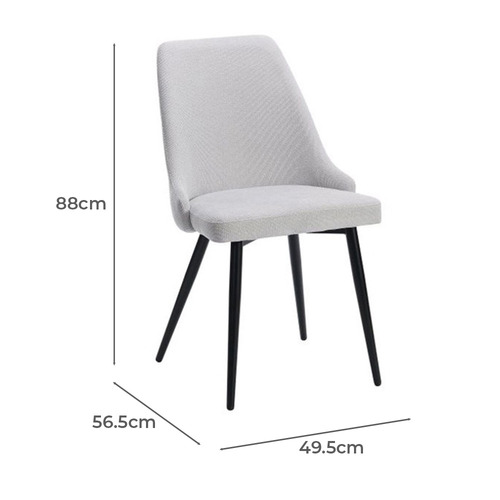 Brahms Chenille Dining Chairs