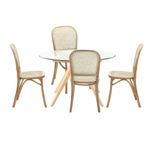 luca 4 seater dining set