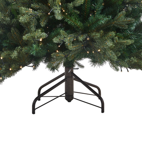 Temple & Webster Slim Aspen Fir Pre-lit Christmas Tree