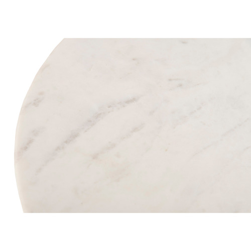 White Anika Marble Side Table