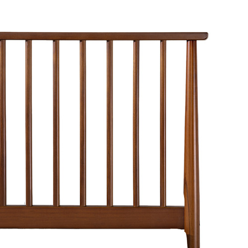 Warm Brown Liam Pine Wood Bed