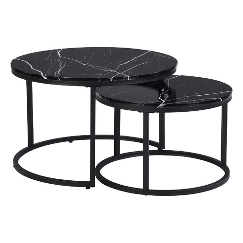 Temple & Webster 2 Piece Aliyah Nesting Coffee Table Set