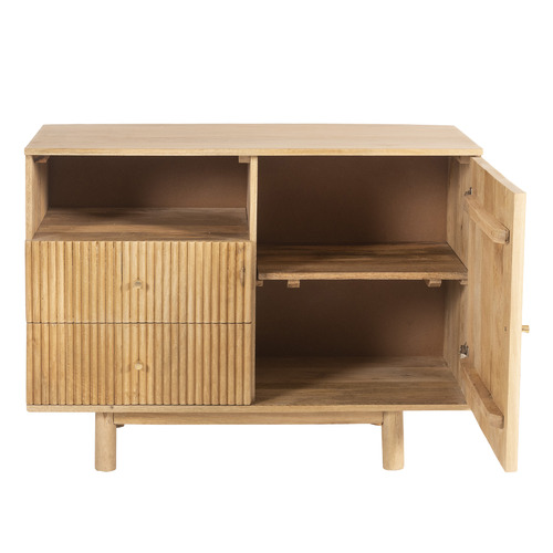 Temple & ster Anika 2 Drawer Mango Wood Sideboard Buffet