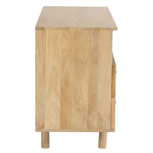 Temple & ster Anika 2 Drawer Mango Wood Sideboard Buffet
