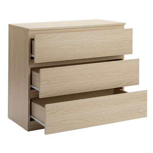 Natural Memo 3 Drawer Chest Temple & ster