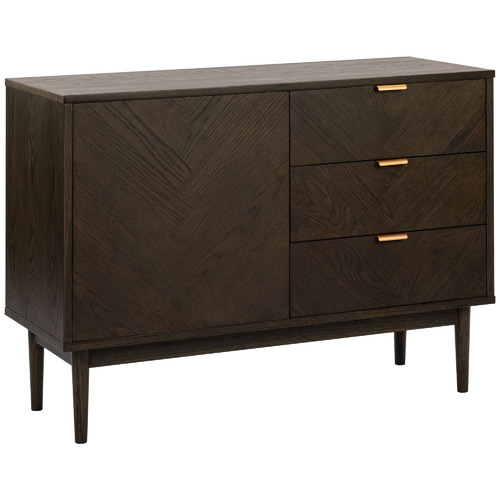Temple & ster Walnut Dion Parquet Sideboard Buffet