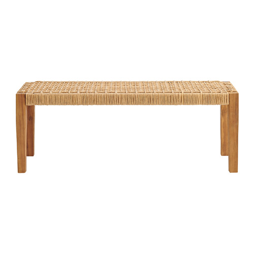 Temple & Webster 2 Seater Malaga Acacia Wood Outdoor Bench