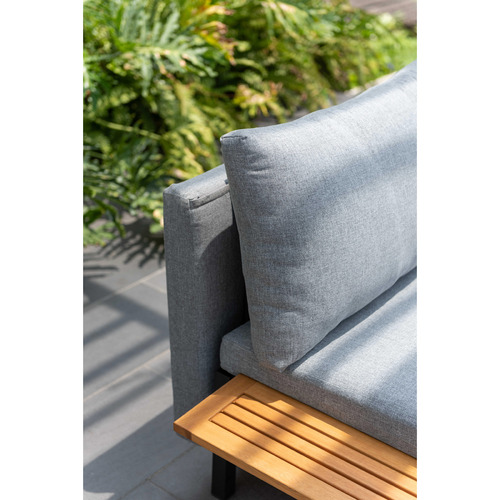 Temple & ster Maui Eucalyptus Wood Outdoor Daybed Side Table